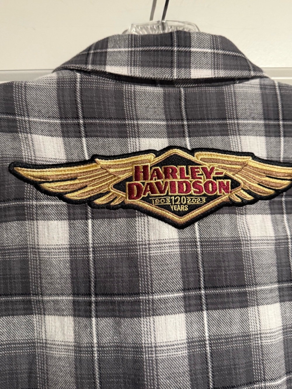 120th anniversary Harley Davidson flannel